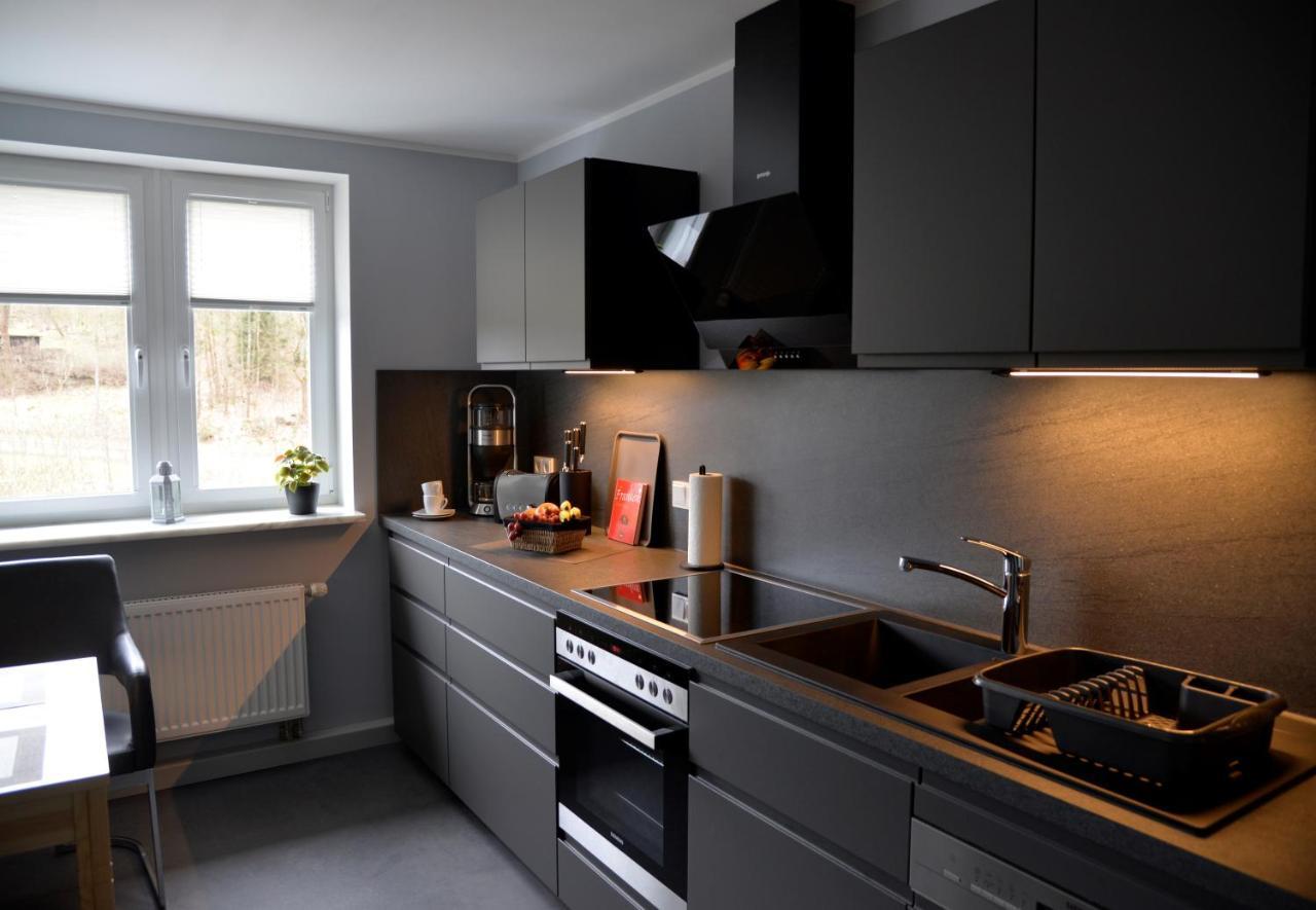 Am Quellenhaeuschen Appartement Naila Buitenkant foto