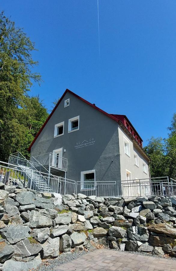 Am Quellenhaeuschen Appartement Naila Buitenkant foto